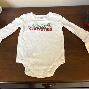 Carter's White 'My First Christmas' Bodysuit